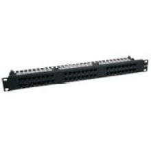 Ethernet 19 polegadas 1U 12/24/48 porta amplificador cat6 patch panel, patch panel cat7 cat6 cat5e